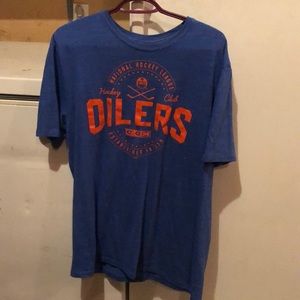 Edmonton Oilers T shirt. XL. CCM. NHL